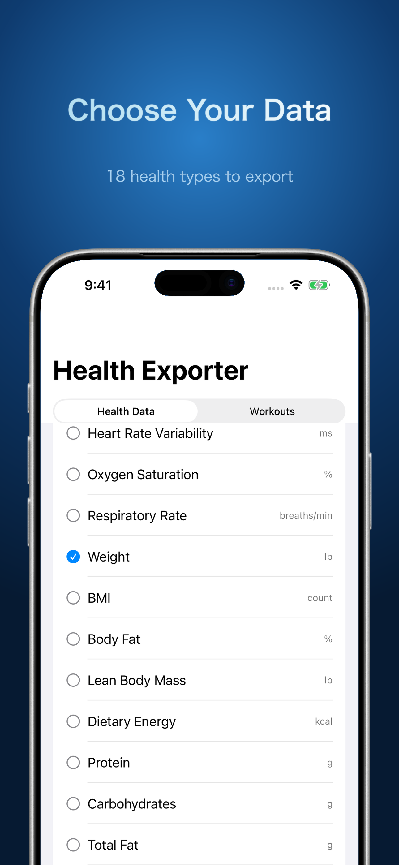 Health Exporter & Shortcuts screenshot 2