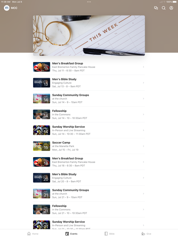 Screenshot #5 pour Manette Community Church