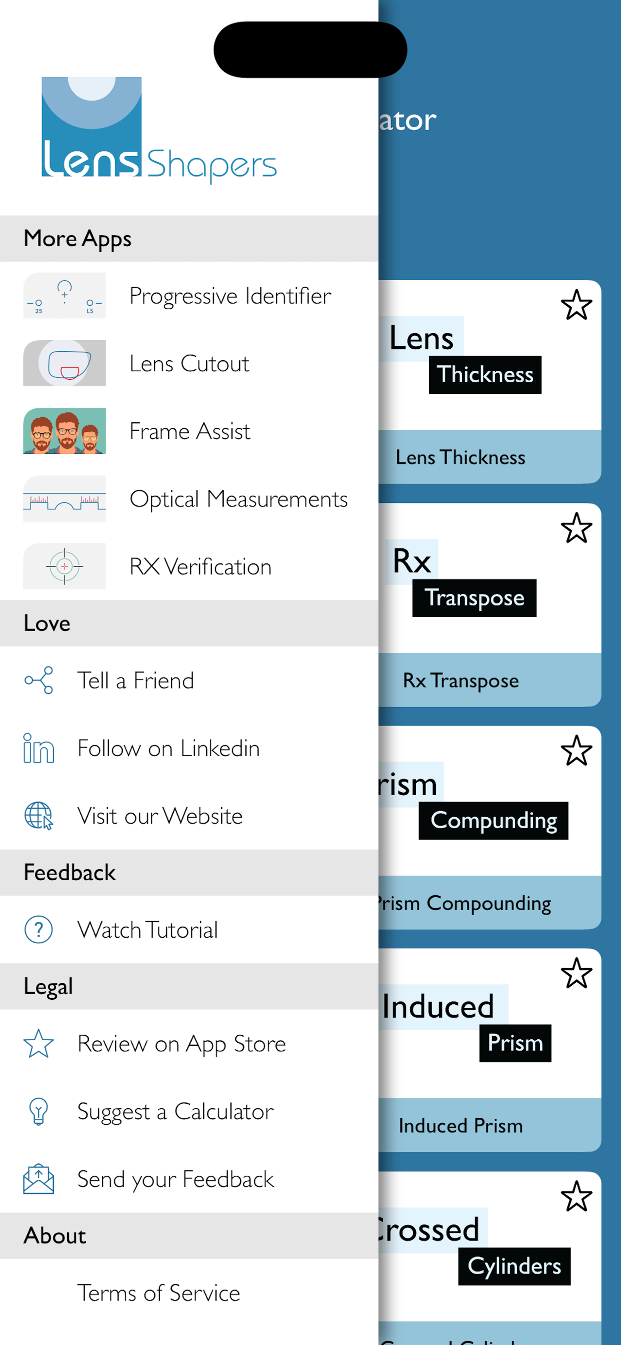 Optical Calculator for ECPs screenshot 7