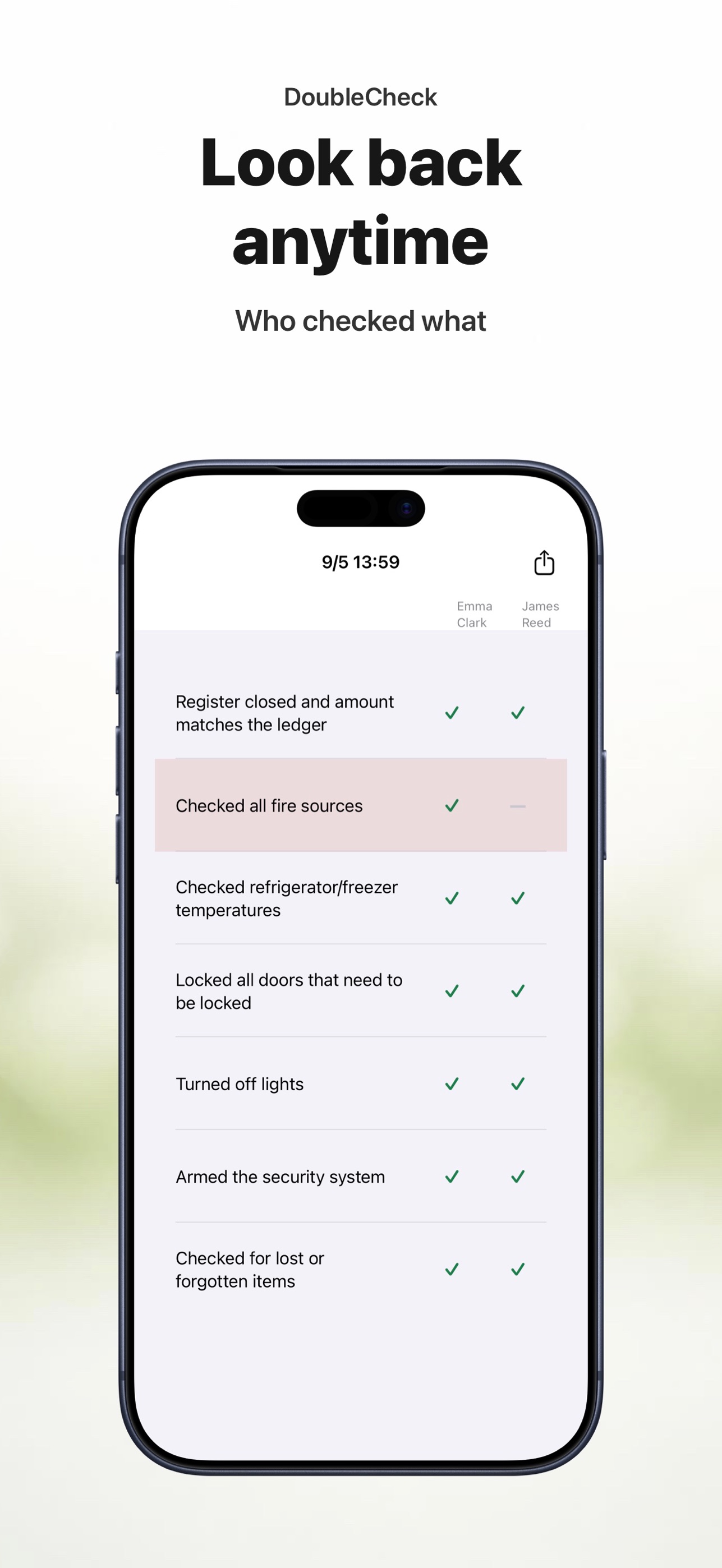 Screenshot 8 of Cross Check: Safety Checklist