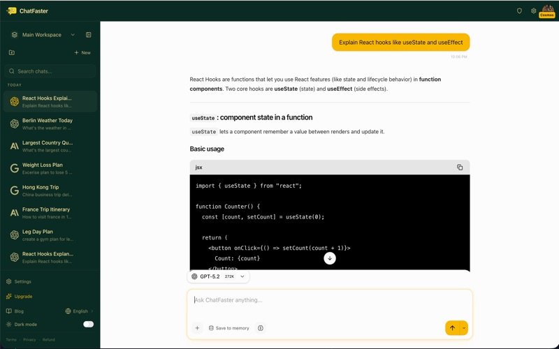 ChatFaster app screenshot 3