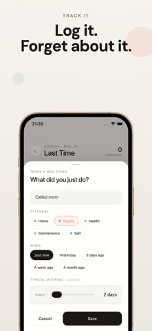 Last Time: Days Since Tracker Screenshot 2 of 5
