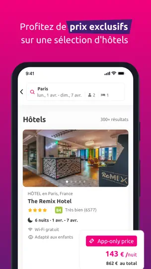 Capture d'écran de Lastminute.com - Voyage Et Vol sur iPhone 2