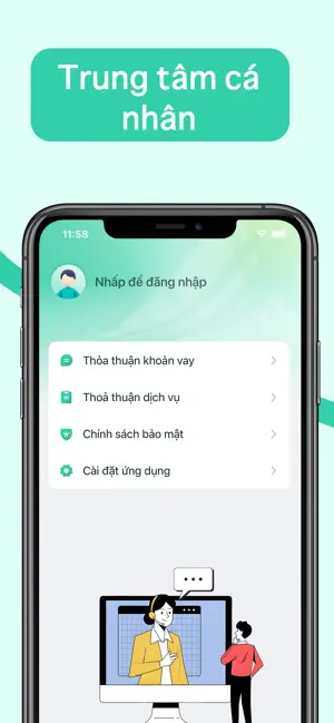 LamVay – Ứng dụng vay vốn iPhone screenshot 4