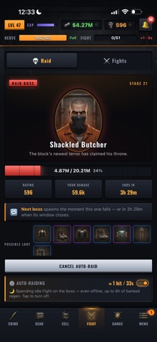 Prison Struggle: Idle iPhone screenshot