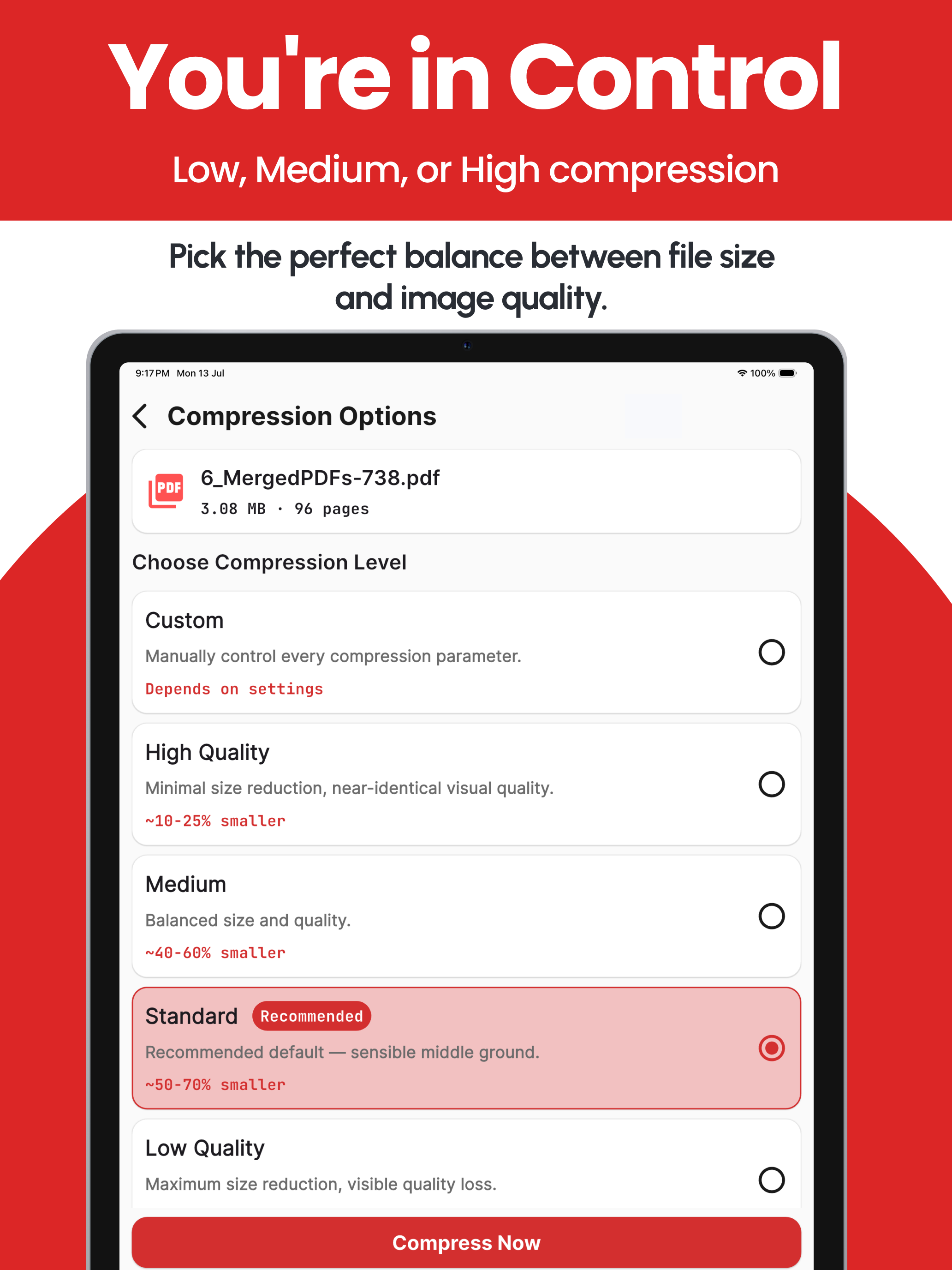 Compress PDF - PDF Compressor screenshot 8