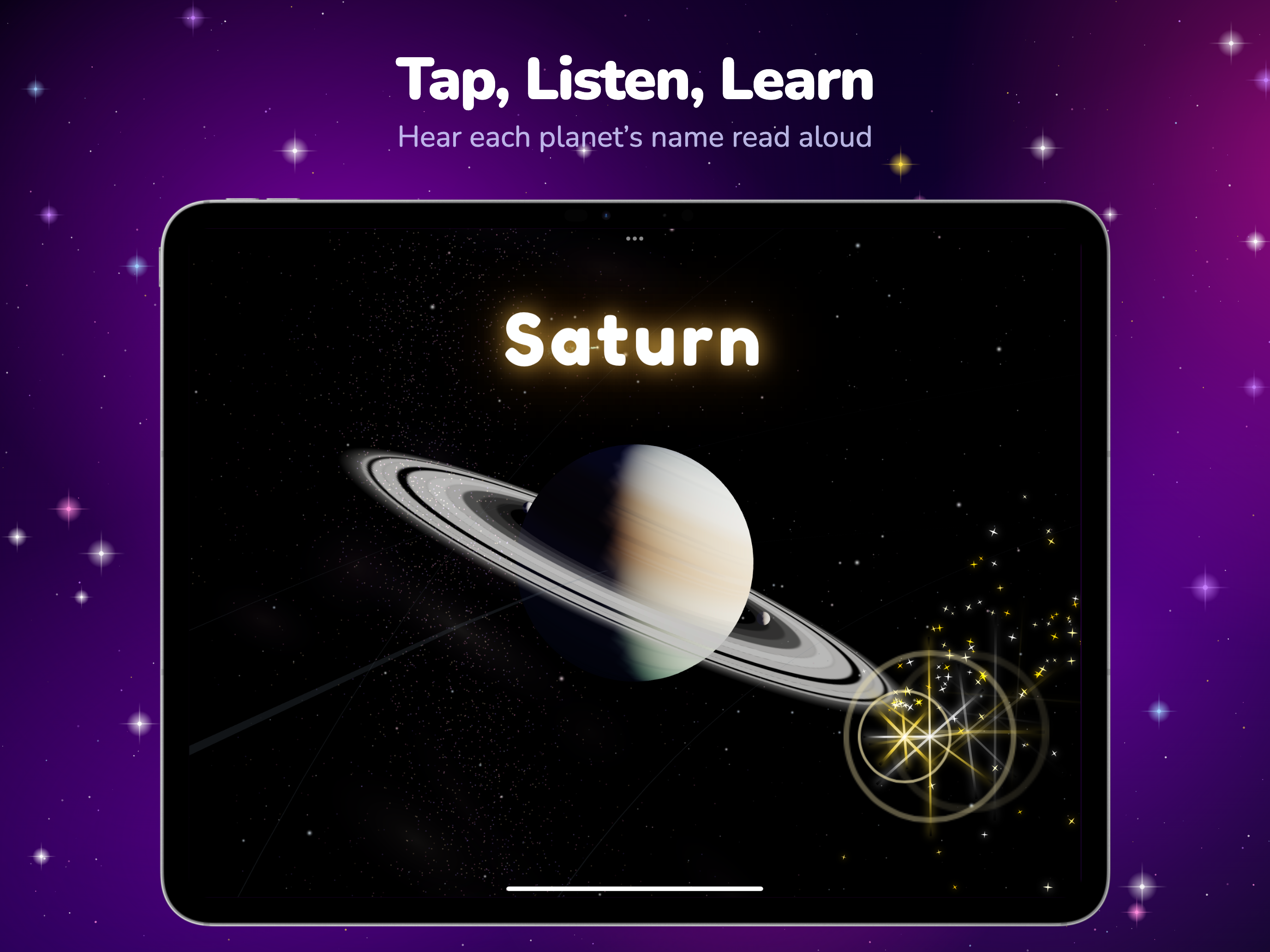 Touch and Sparkle: Planets