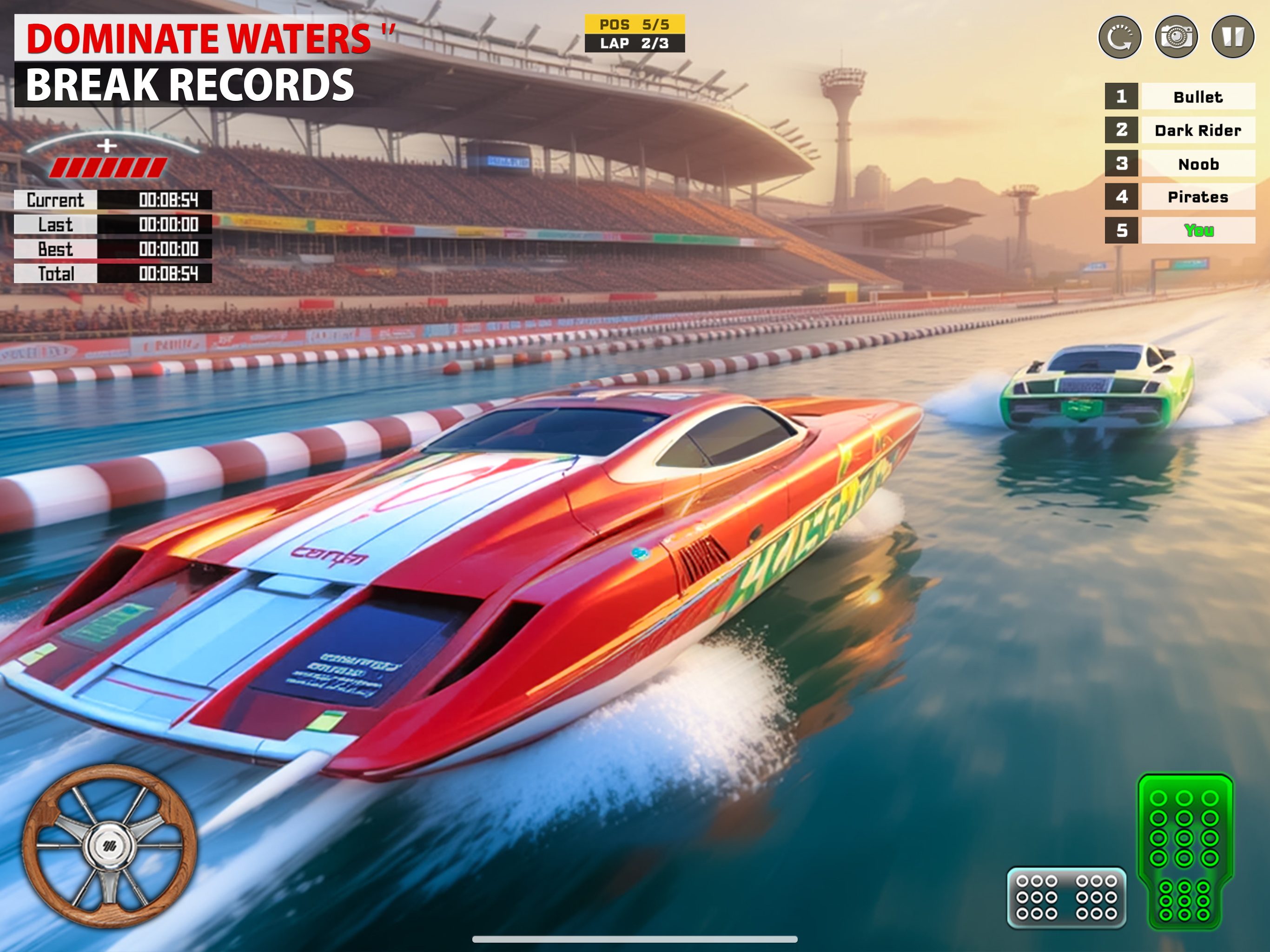 Boat Racing Driving Game 3d