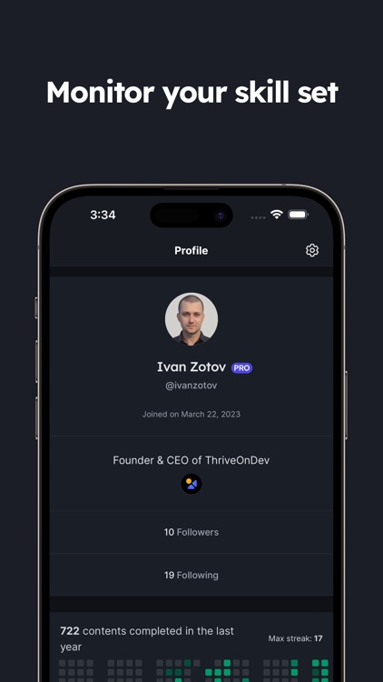 ThriveOnDev screenshot-4