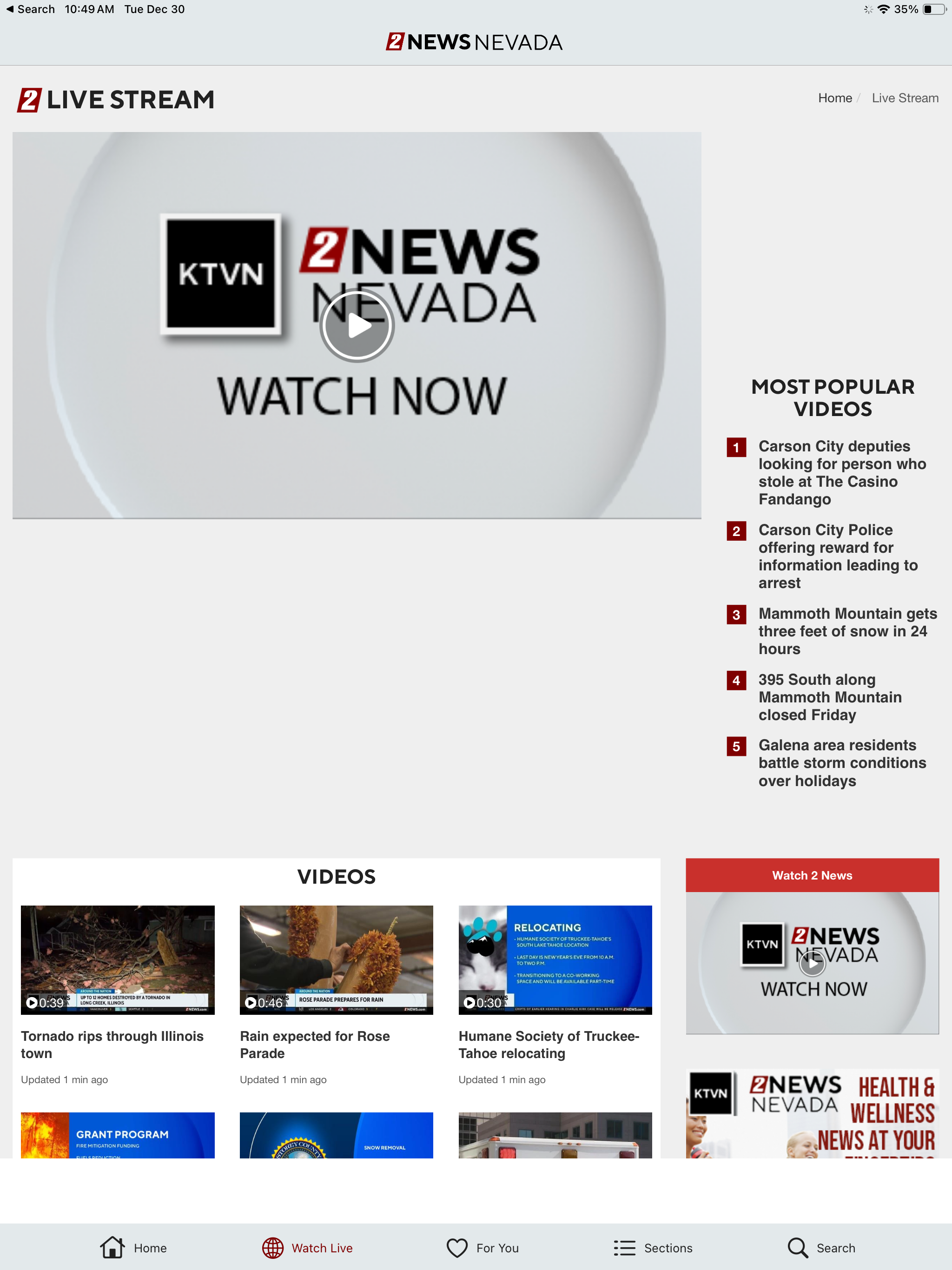2 News Nevada