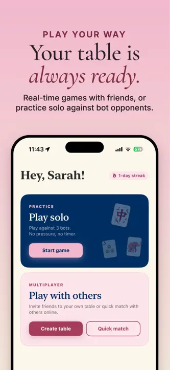 Mahj Parlour: American Mahjong screenshot 2