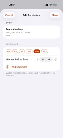Event Alarm Sync Screenshot 3 of 4