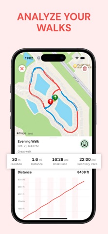 Japanese Walking - Brisk iPhone screenshot