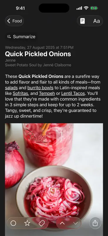lire: RSS Reader screenshot 6 of 9