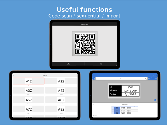 Epson Label Editor Mobile iPad screenshot 5 - Utilities app
