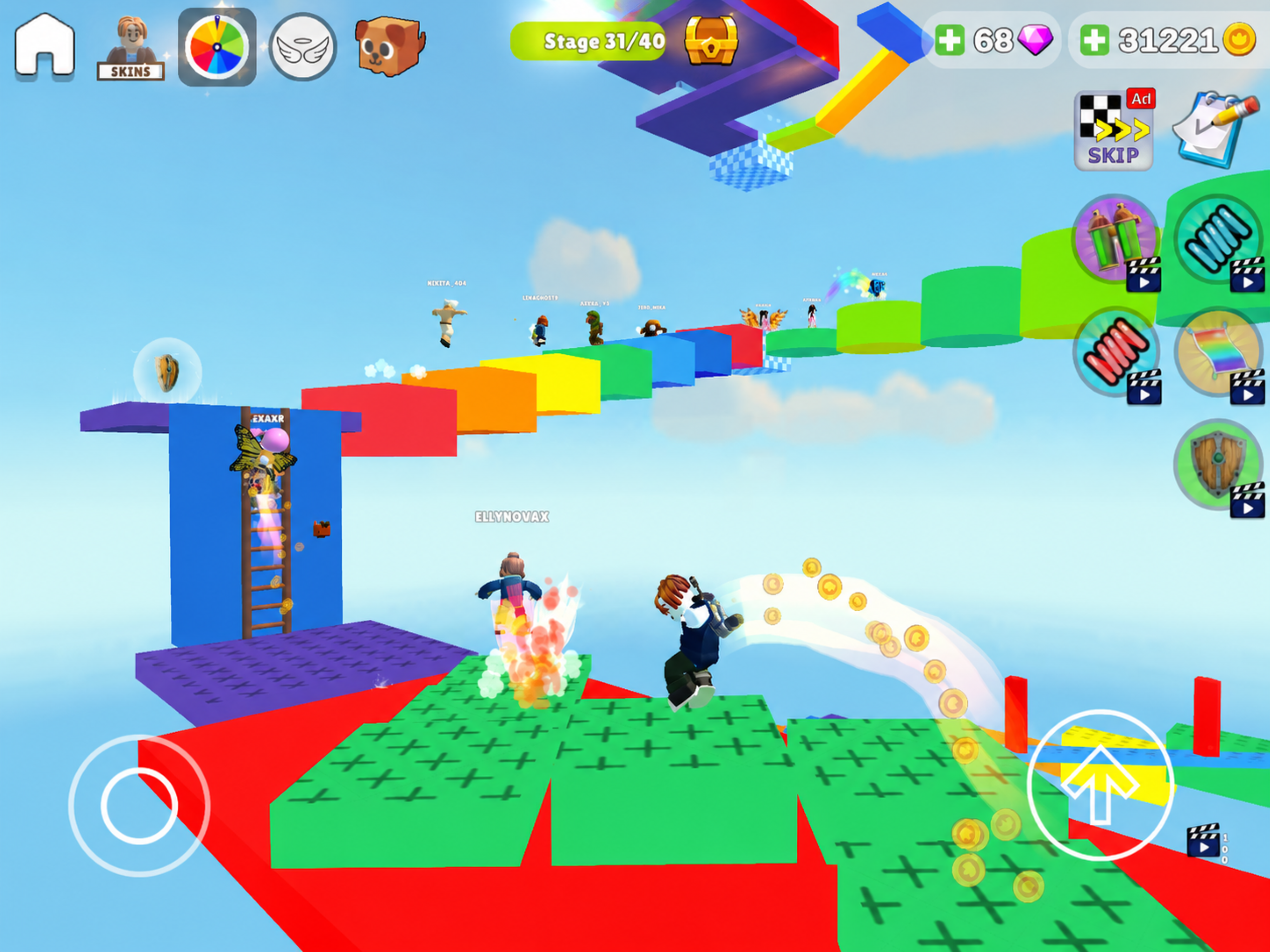 Obby run Parkour games race screenshot 15