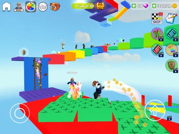 Obby run Parkour games race iPad screenshot
