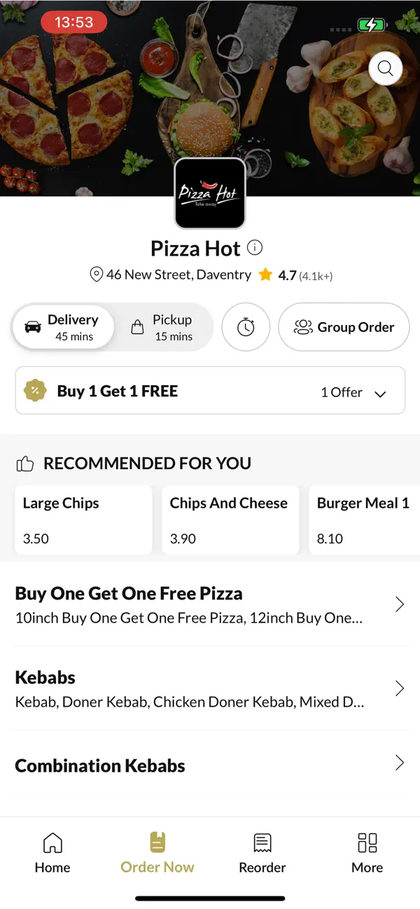 Screenshot #2 pour Pizza Hot,