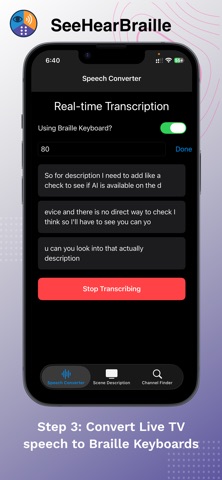 See Hear Braille - Deaf-blind screenshot