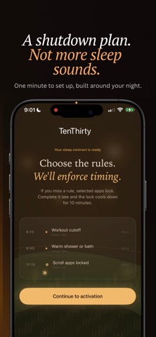 TenThirty: Sleep App Blocker Screenshot 2 of 4