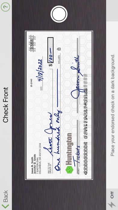 Huntington Mobile Banking Screenshot