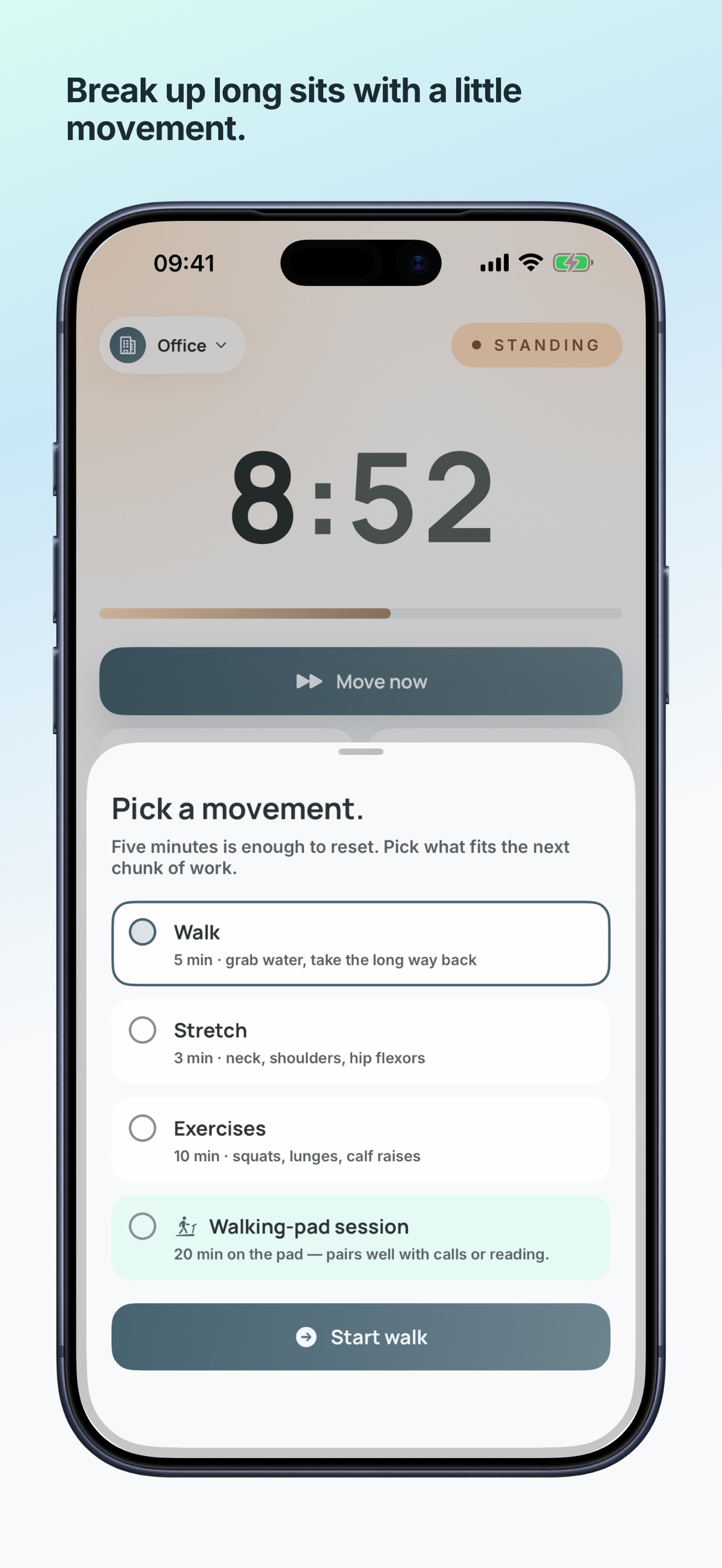Screenshot 2 of DeskRhythm: Sit, Stand, Move