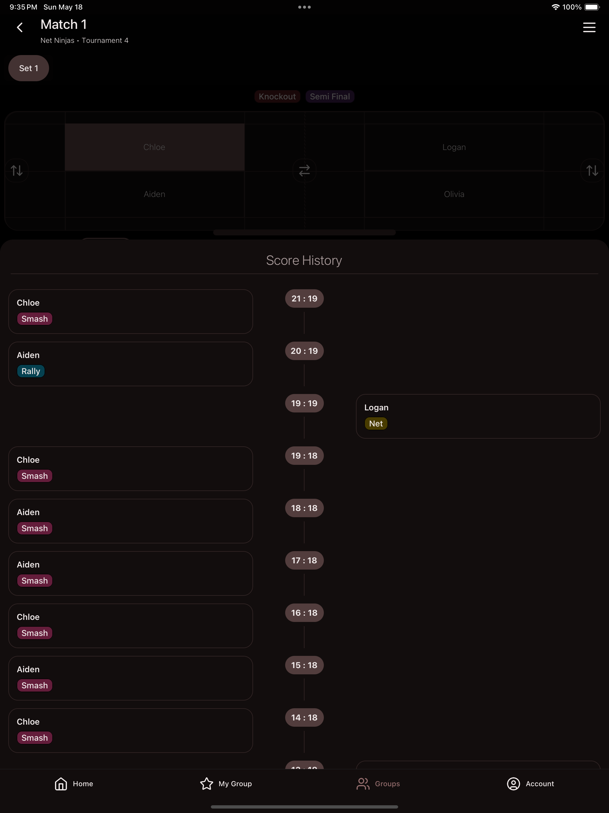 Badminton Score screenshot 13