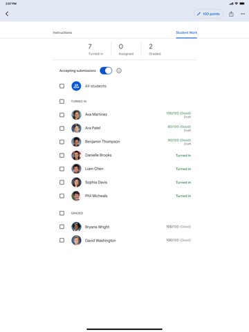 Google Classroom App Store preview screenshot 12