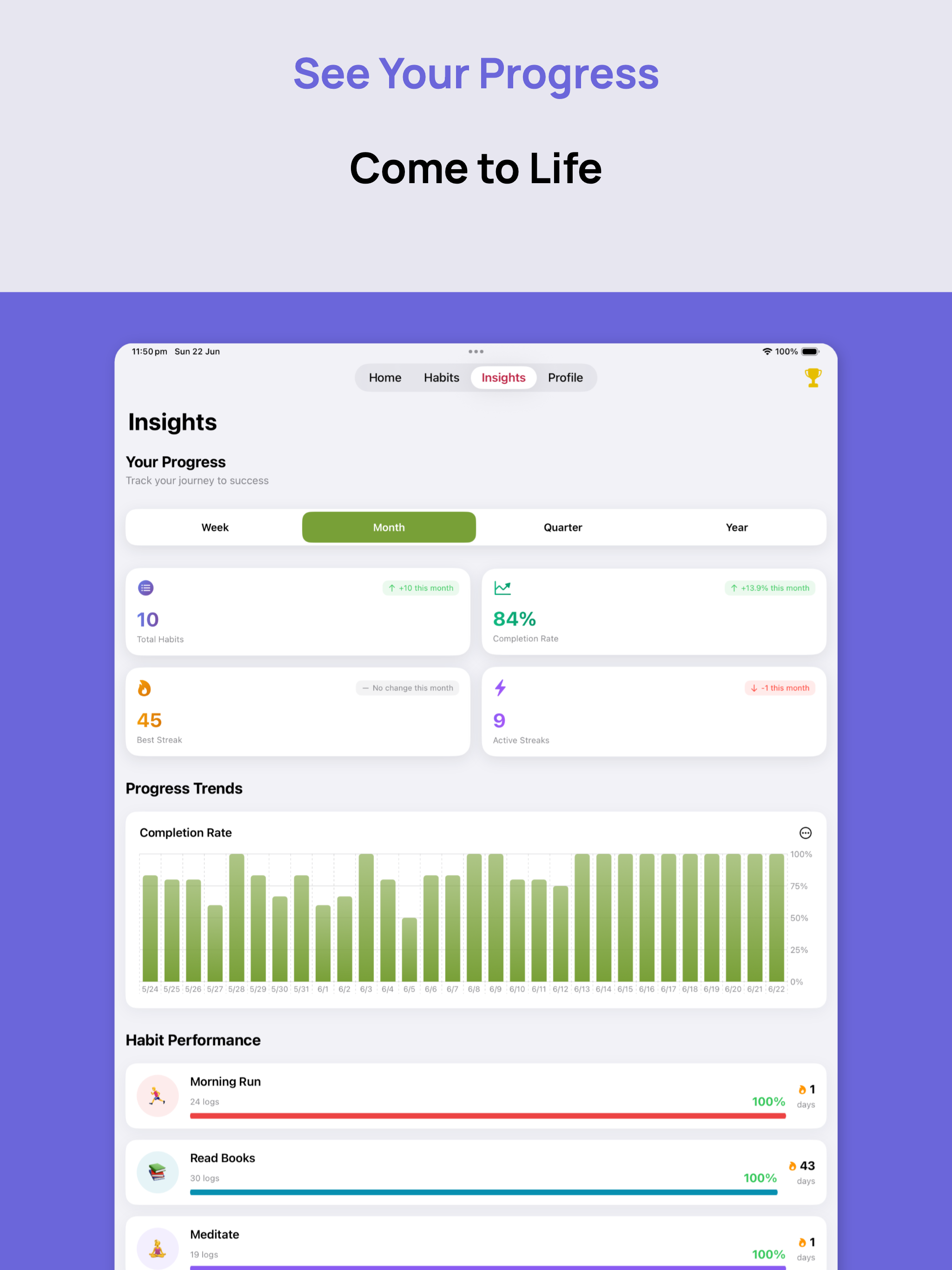 Streakify Habit & Life Tracker