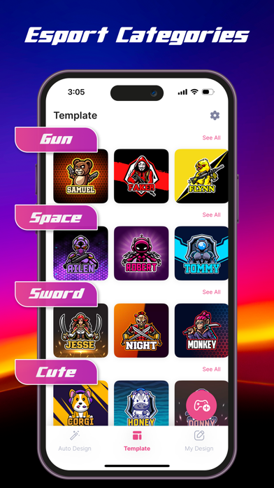 Gaming Logo Maker for Esports Screenshot