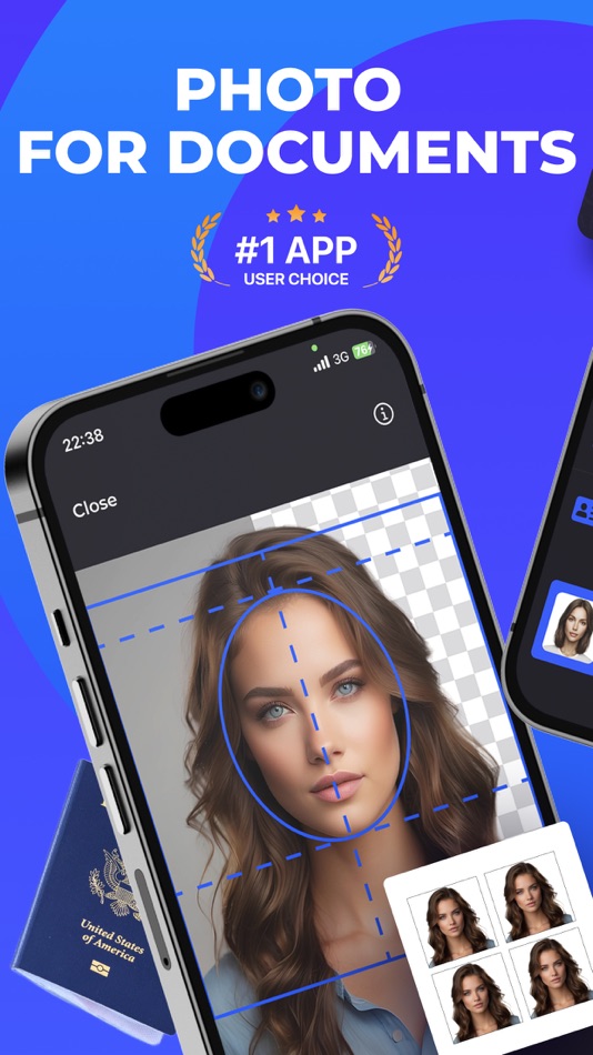 #1. Passport Photo: ID Maker & Aid (iOS) Podle: Laura Roberts