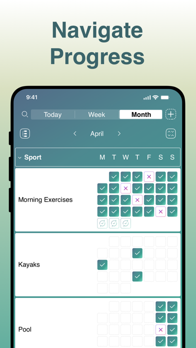 Agile Habit Tracker Screenshot
