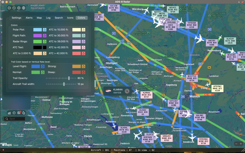#3. ADS-B Radar (macOS) 由: Jan Nutbroek