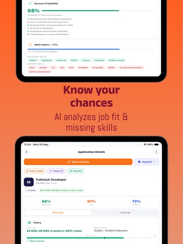 Apply4Me: AI Job Search & CV iPad screenshot 5