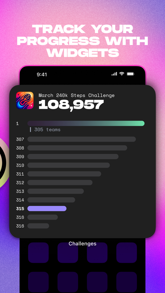 1 Better - step and activity