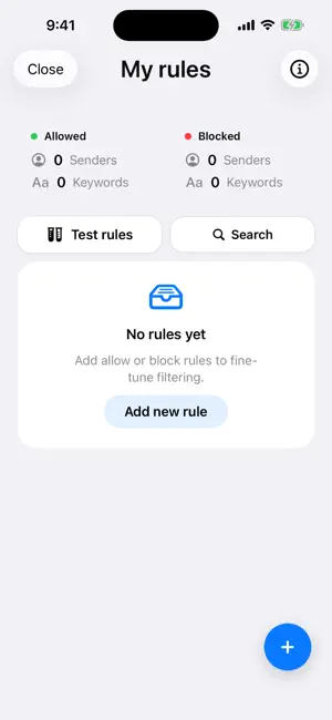 Fisherman SMS Filtering screenshot 3