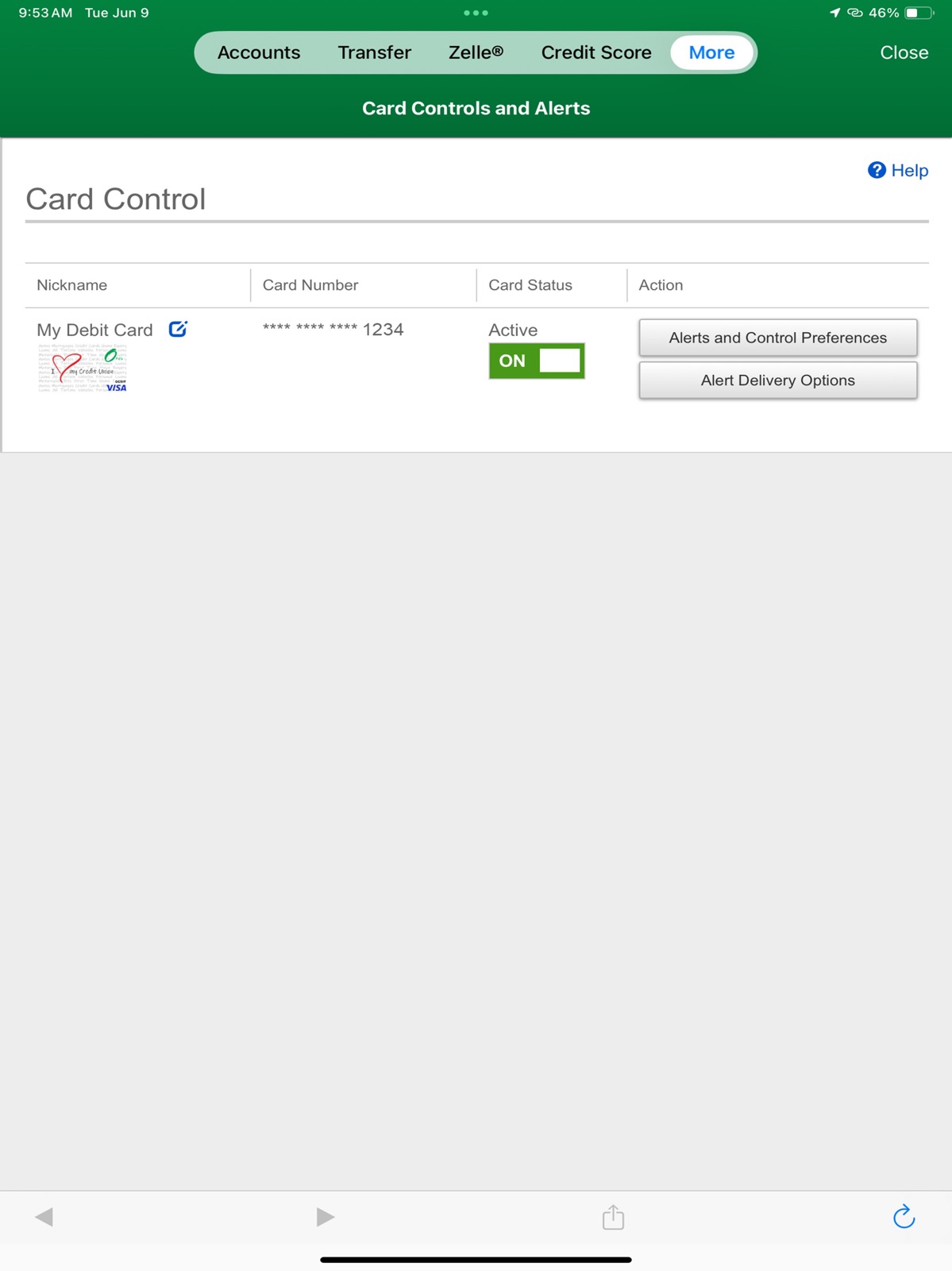 OFCU Mobile Banking ipad screenshot 3
