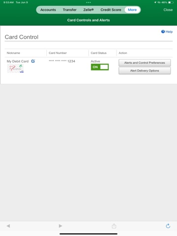 OFCU Mobile Banking iPad screenshot
