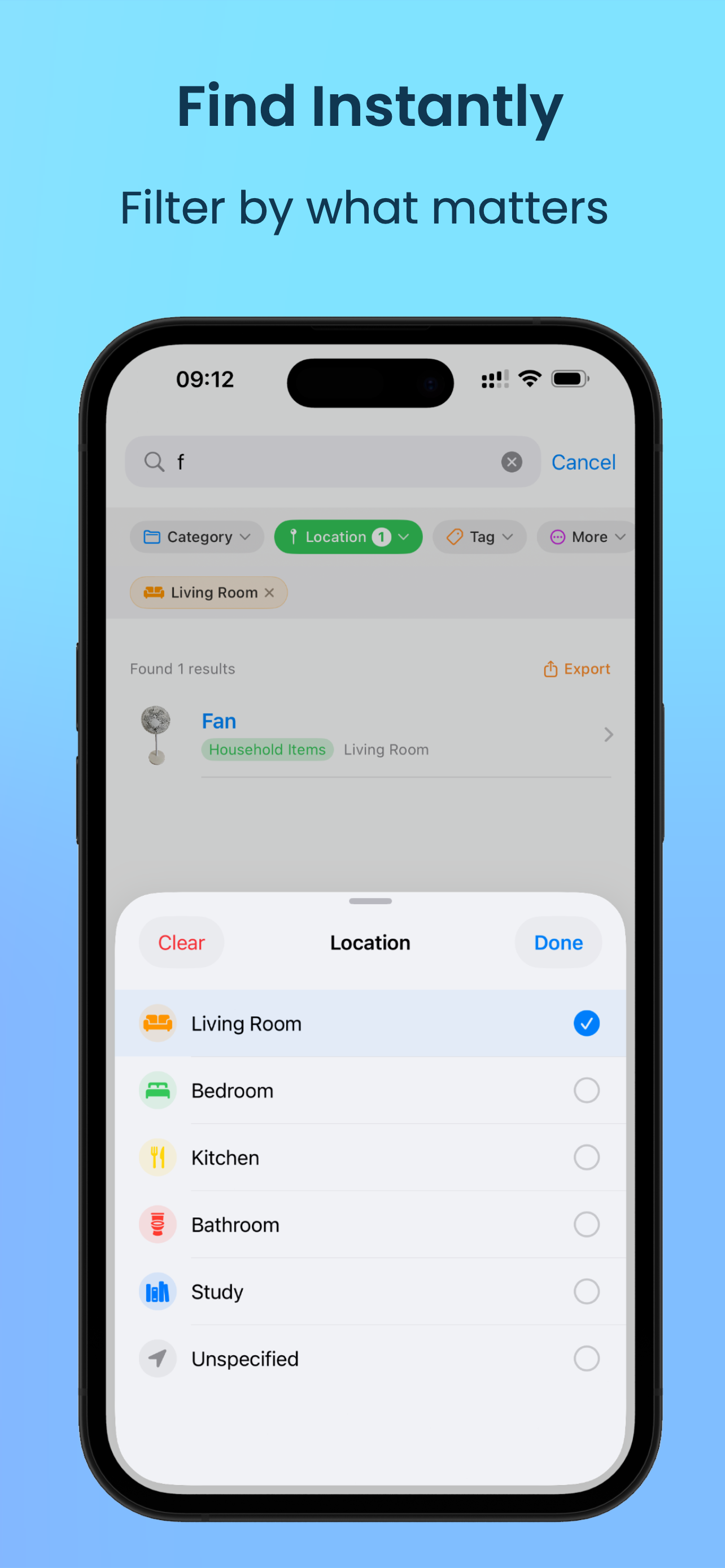 MyThings – Personal Inventory