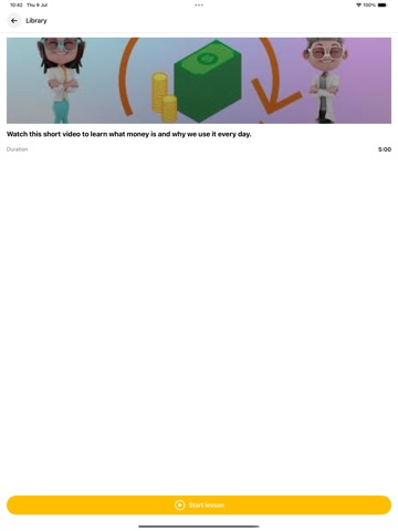 KidFi iPad screenshot