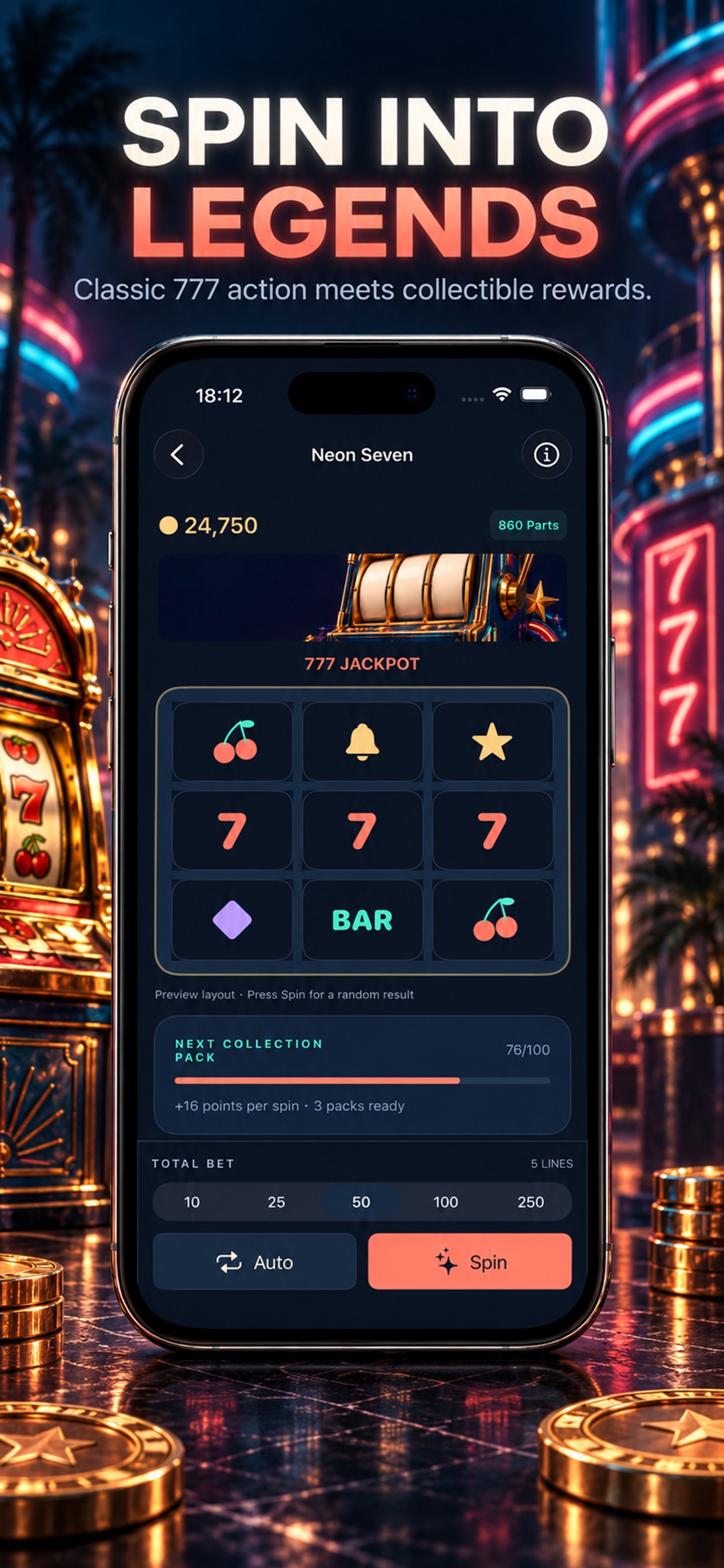 Screenshot 6 of Neon Relic Slots