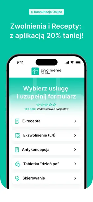 Zwolnienie Na Cito iPhone screenshot 1