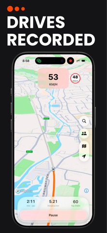 Open Road: Speed Tracker GPS screenshot