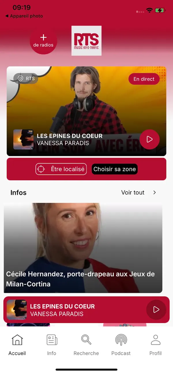 Screenshot #1 pour RTS LA RADIO DU SUD