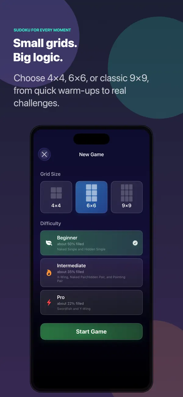 Sudoku Trainer Pro 스크린샷 2