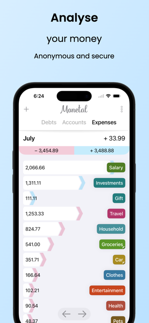 ‎Monetal - Expense Tracker Screenshot