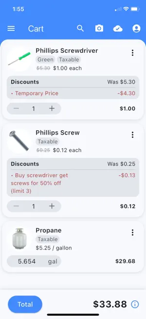 Mi9 POS screenshot 2