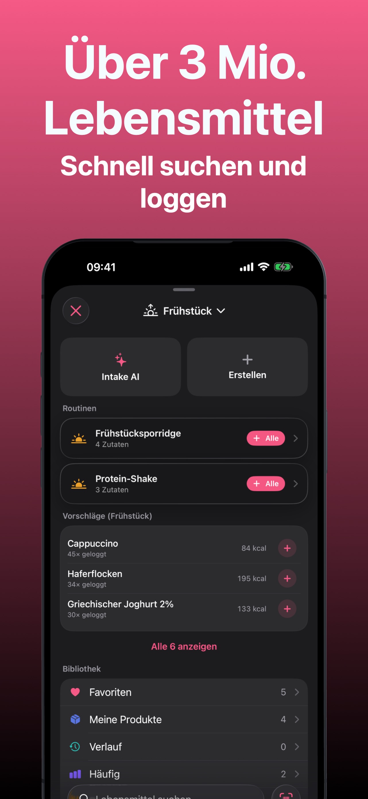 Intake: Kalorienzähler screenshot 4
