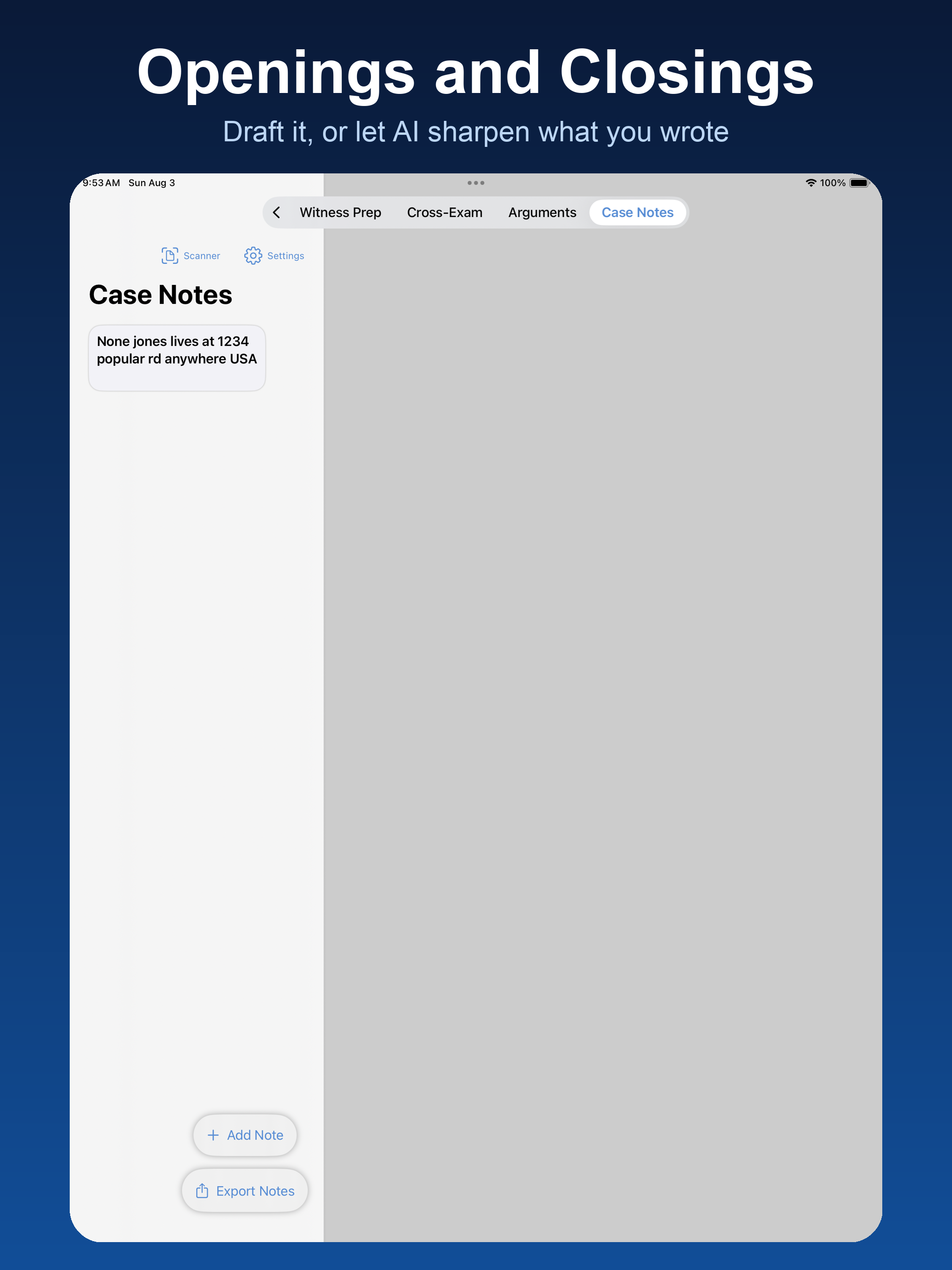 TrialMate: Attorney Case Prep screenshot 8