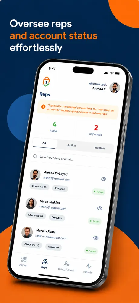 RepTrust Organization screenshot 4